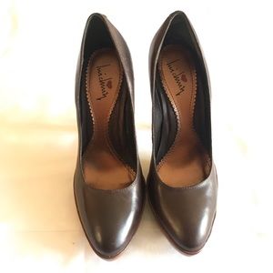 Luichiny Made in Brazil brown leather pumps Size 6